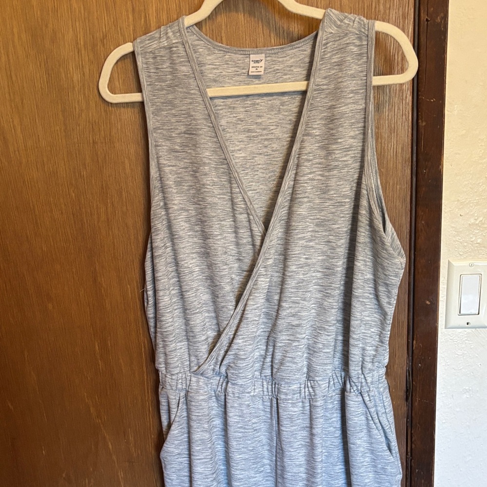 Old Navy Gray Sleeveless Jumpsuit